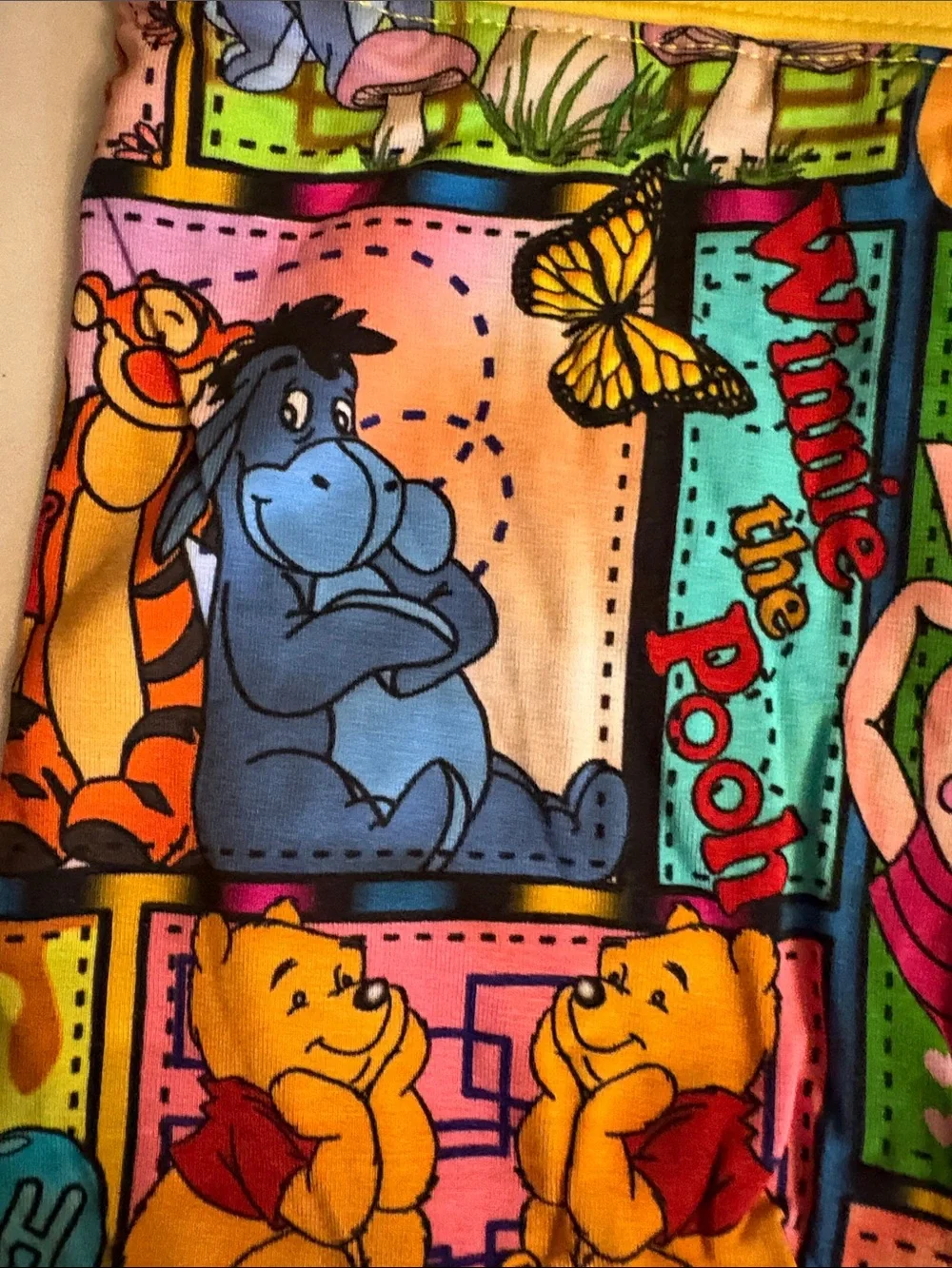 BAMBOO Kids Matching Set - Multicolor Winnie the Pooh Panel Print